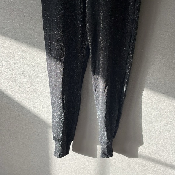 SAVAGE X FENTY Sleep Shine HOODED JUMPSUIT One Piece Onesie Black Glitter - Picture 5 of 14